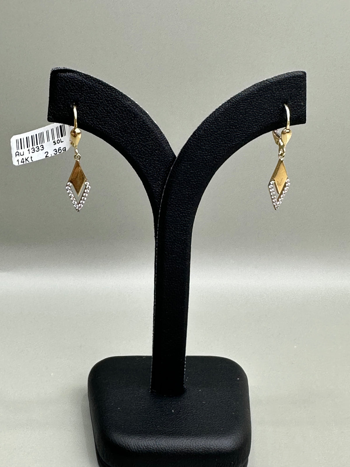 14K arany fülbevaló