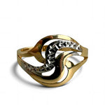 14K női bicolor gyűrű
